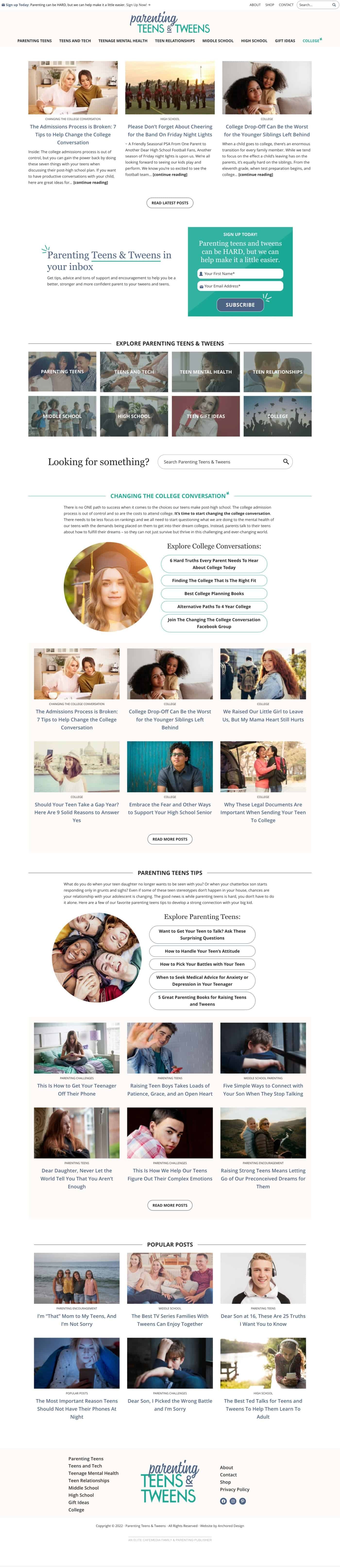 Parenting Teens and Tweens