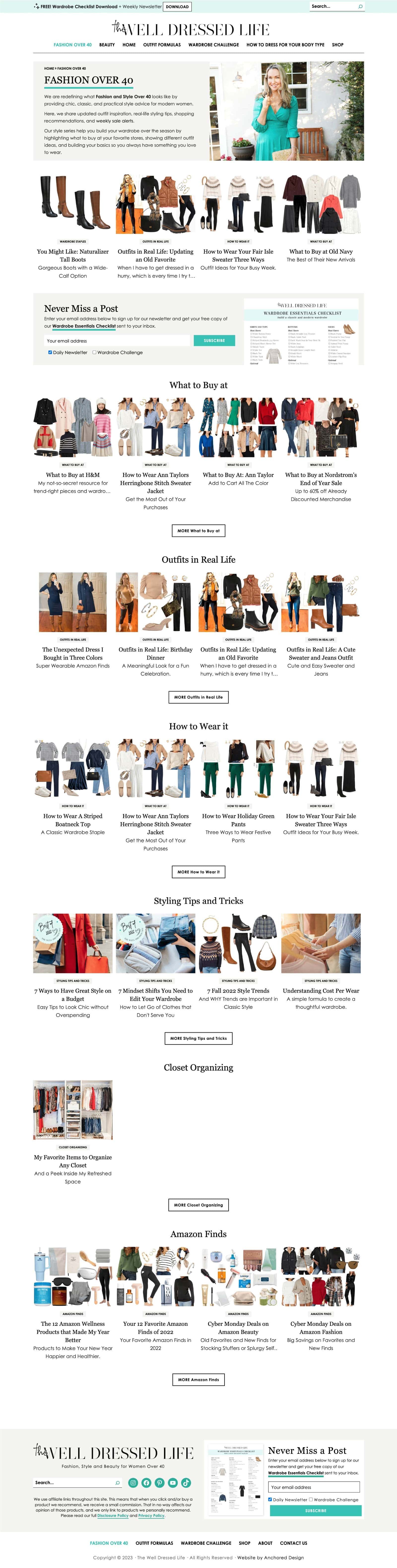 the well dressed life archive