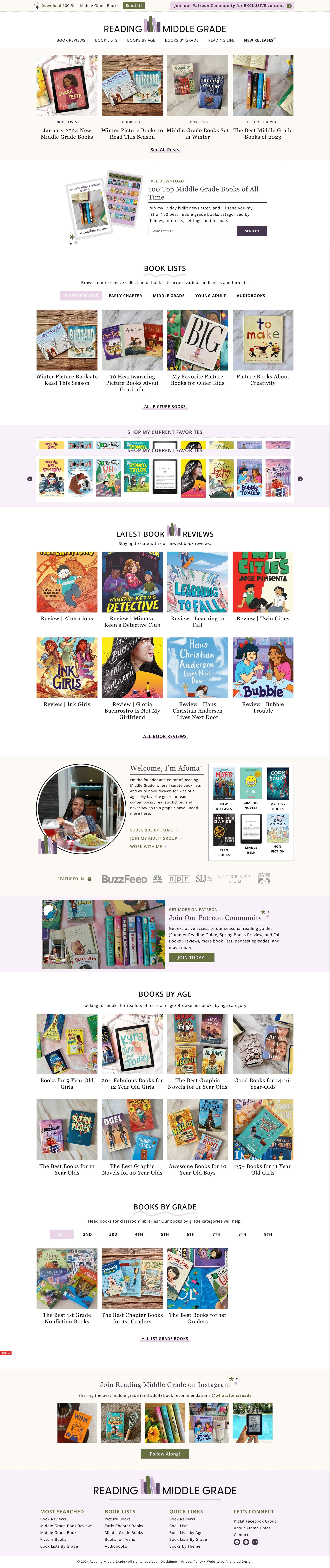 Reading Middle Grade